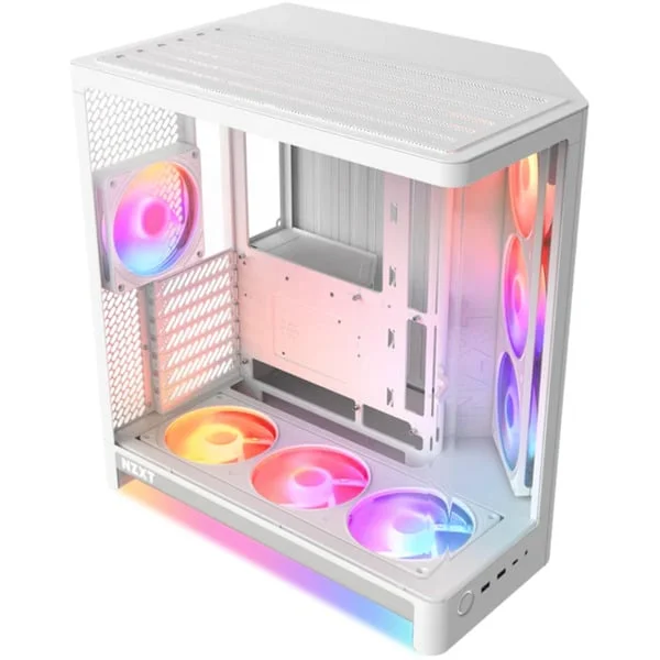 NZXT H6 RGB+ ( 2026 ) All White, Tower-Gehäuse (weiß, Tempered Glass x 2)