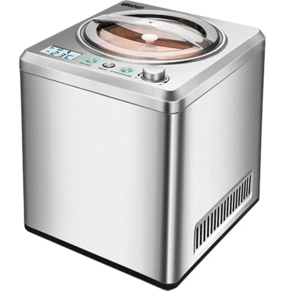 Unold Eismaschine Exklusiv (edelstahl (gebürstet), für 2.000ml Eiscreme, 180 Watt Kompressor)