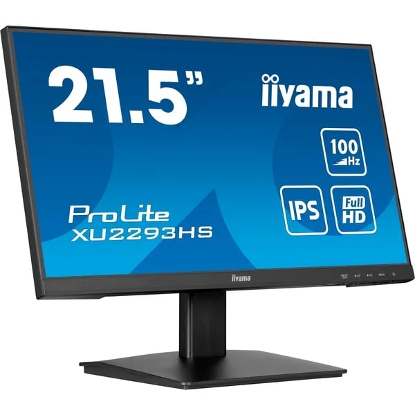 iiyama ProLite XU2293HS-B6, LED-Monitor (54.5 cm (21.5 Zoll), schwarz (matt), FullHD, IPS, HDMI, DP, 100Hz Panel)