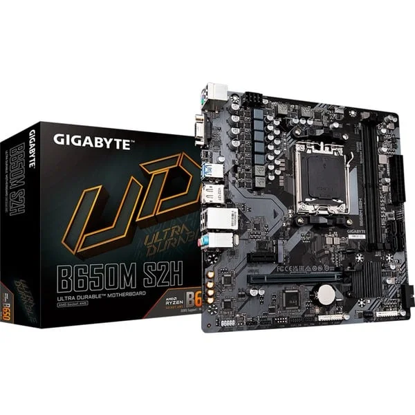 GIGABYTE B650M S2H, Mainboard (schwarz/grau)