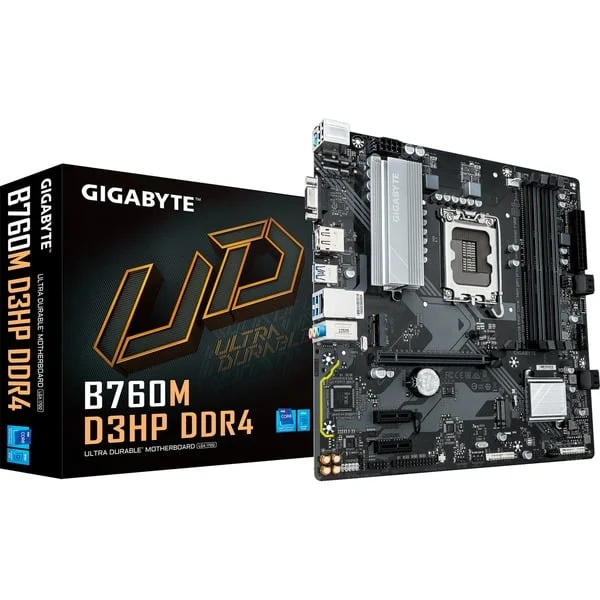 GIGABYTE B760M D3HP DDR4, Mainboard (schwarz/grau)