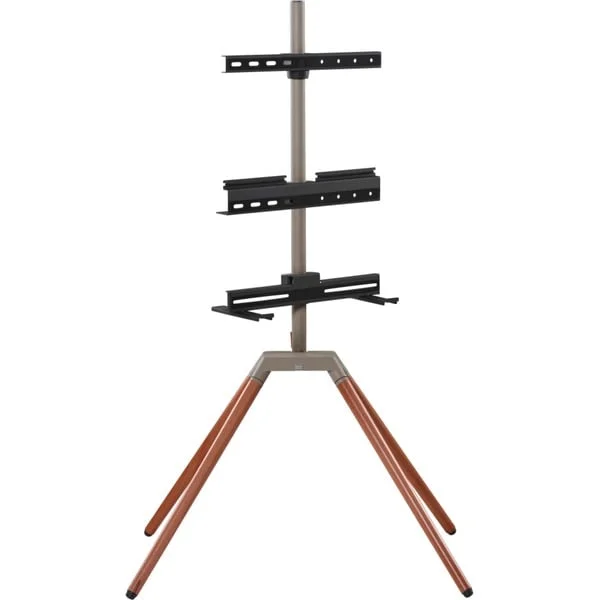 ONE FOR ALL Universal-TV-Ständer Quadpod, Halterung (schwarz)