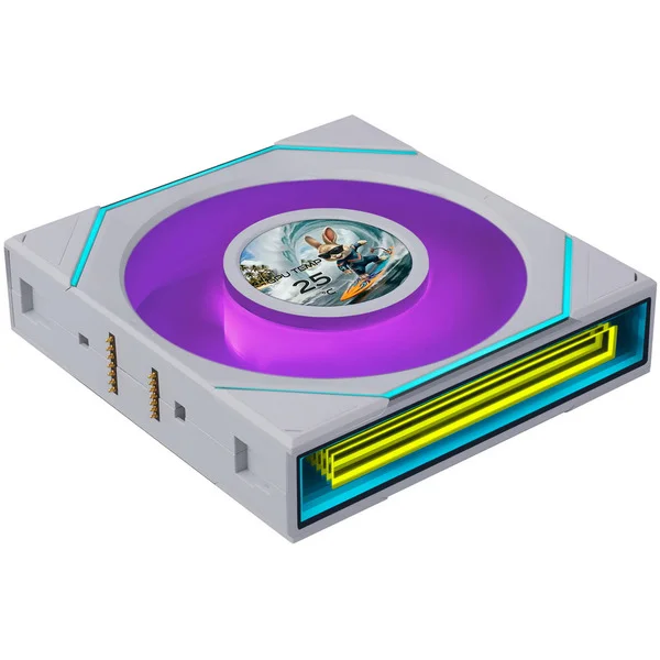Lian Li UNI FAN SL-INF LCD FLEX 120 Wireless, Gehäuselüfter (weiß, 120 mm)