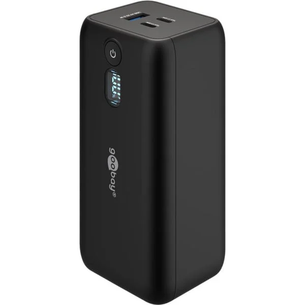 goobay Laptop-Powerbank 20.000 mAh mit Power Delivery (schwarz)