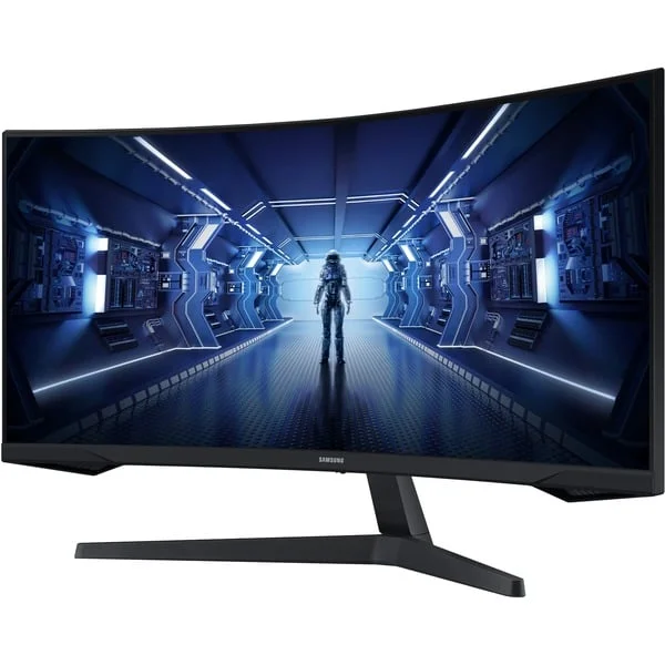 Samsung Odyssey G5 C34G55TWWP, Gaming-Monitor (86 cm (34 Zoll), schwarz, UWQHD, VA, AMD Free-Sync, Curved, 165Hz Panel)