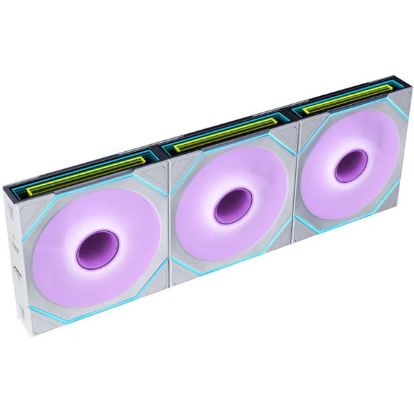 Lian Li UNI FAN SL-INF FLEX 120 Wireless, Gehäuselüfter (weiß, Reverse, 3er Pack mit L-Wireless Controller, 120 mm)