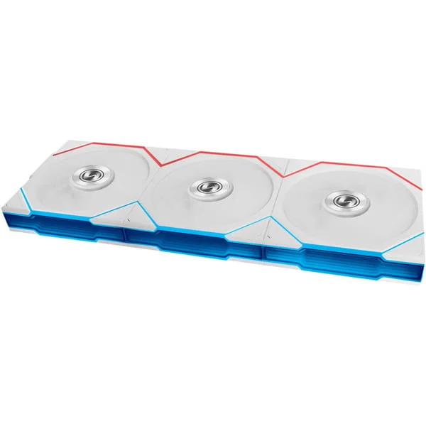 Lian Li UNI FAN TL FLEX 120 Wireless, Gehäuselüfter (weiß, 3er Pack mit Controller, 120 mm)