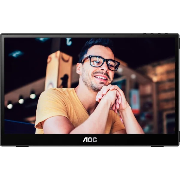 AOC 16T3EA, LED-Monitor (39.6 cm (15.6 Zoll), schwarz, Full HD, USB-C, B-Ware)