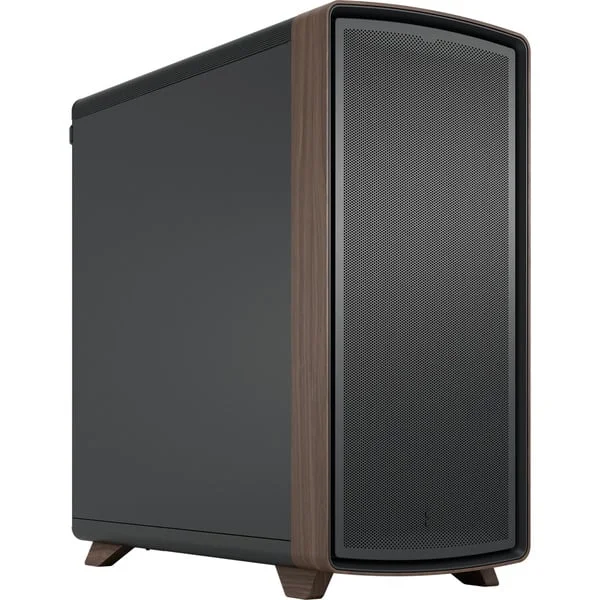 Fractal Design Summit Black Solid, Tower-Gehäuse (schwarz/holz)