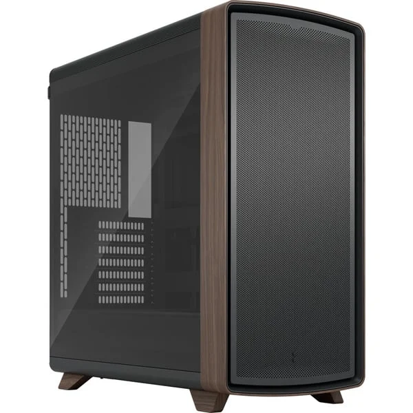 Fractal Design Summit Black TG Light Tint, Tower-Gehäuse (schwarz/holz)