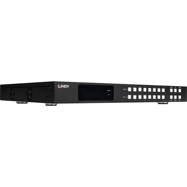 Lindy 8x8 HDMI 4K60 Seamless Multi-View Matrix, HDMI Splitter (schwarz)