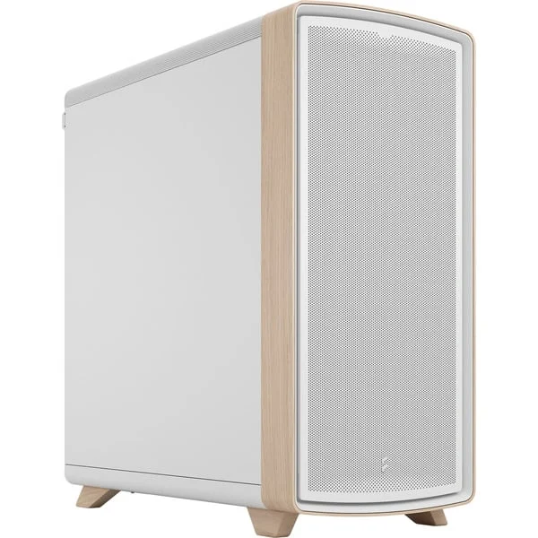 Fractal Design Summit Chalk White Solid, Tower-Gehäuse (weiß/holz)