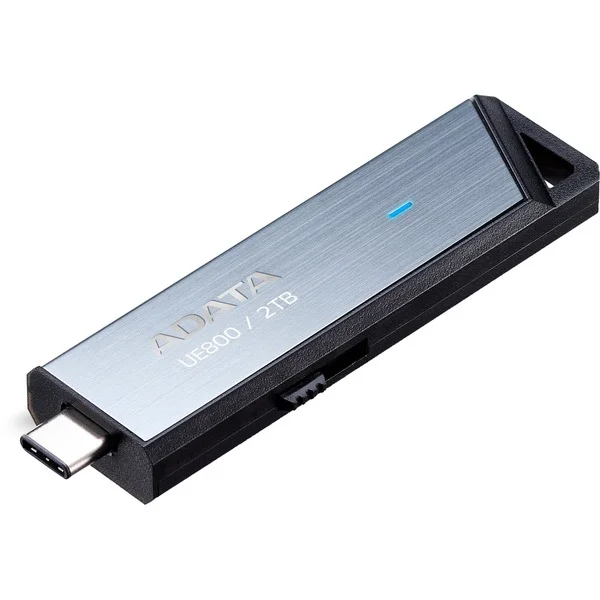 ADATA UE800 2 TB, USB-Stick (aluminium (gebürstet), USB-C 3.2 (10 Gbit/s))