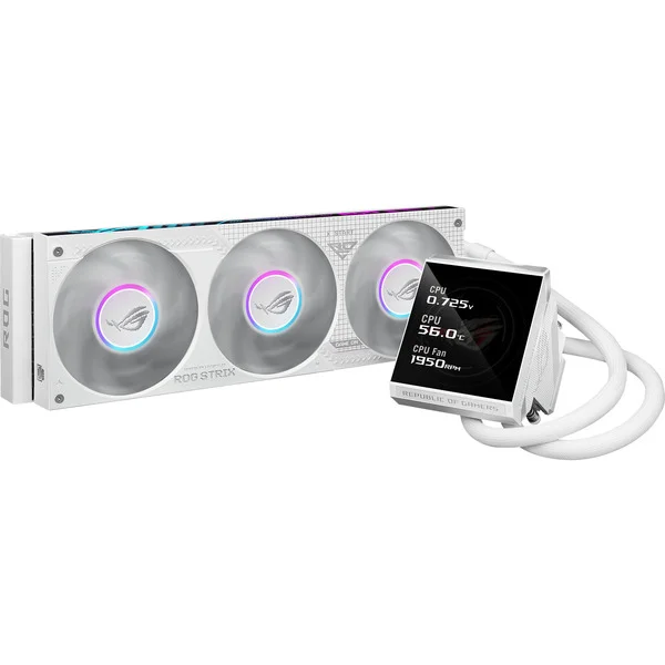 ASUS ROG STRIX LC IV 360 ARGB LCD, Wasserkühlung (weiß)