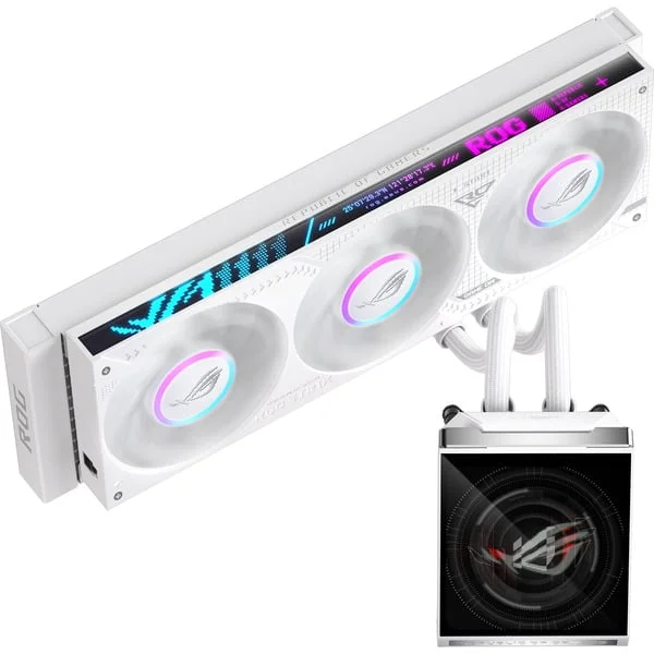 ASUS ROG Strix SLC IV 360 ARGB LCD, Wasserkühlung (weiß, White Edition)