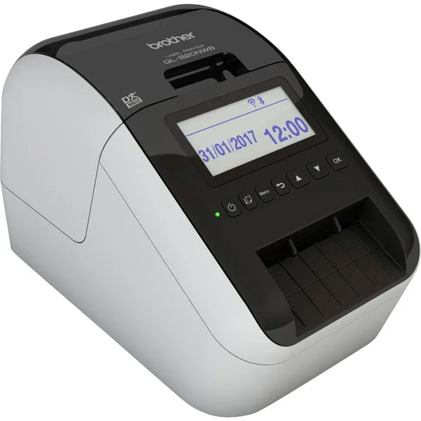 Brother QL-820NWBc, Etikettendrucker (schwarz/weiß, USB, WLAN, Bluetooth)