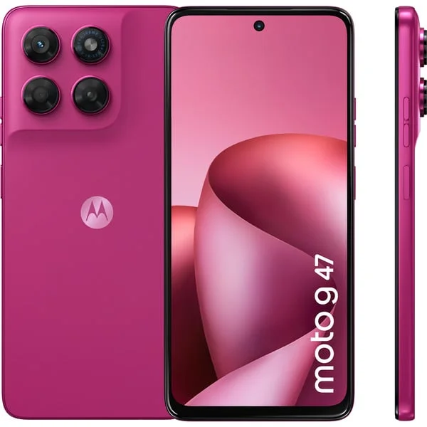 Motorola moto g47 128GB, Handy (Fuchsia Red, Android 16, 8 GB)