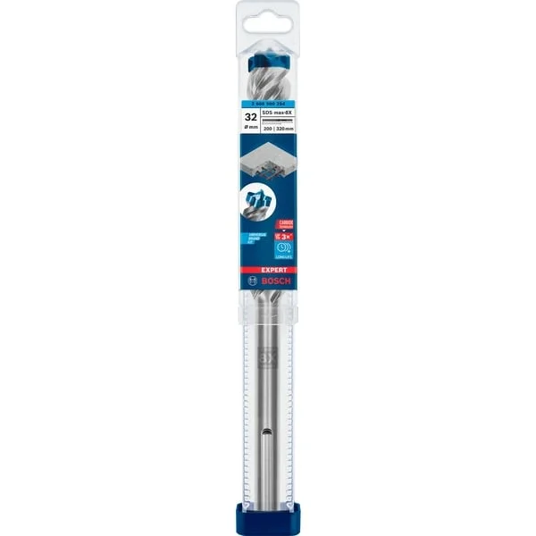 Bosch Professional EXPERT Hammerbohrer SDS-max-8X, Ø 32mm (Arbeitslänge 200mm)