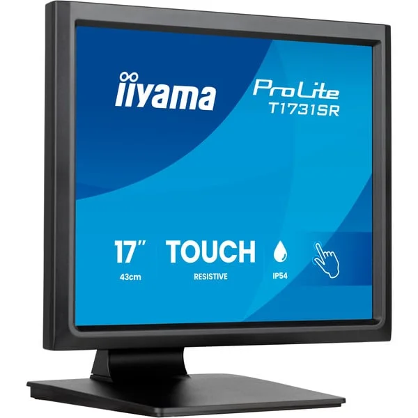 iiyama ProLite T1731SR-B2S, LED-Monitor (43 cm (17 Zoll), schwarz (matt), SXGA, TN, Touchscreen, HDMI, DP, VGA)