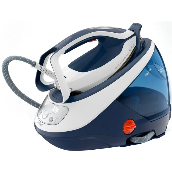 Tefal Pro Express Protect GV 9221 EO, Dampfbügelstation (blau/weiß)
