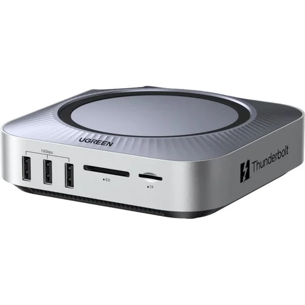 UGREEN Maxidok 10-in-1 Mac Mini Thunderbold 5 DockingStation (silber)