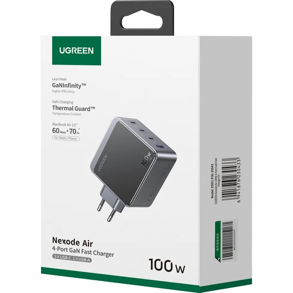 UGREEN Nexode S PD GaN Fast Wall Charger 100W, Ladegerät