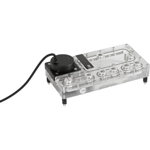 Alphacool Core Distro Plate 240 Rechts D5/DDC V2, Verteiler (mit D5 Apex Pumpe)