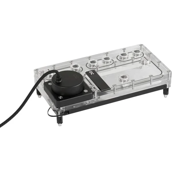Alphacool Core Distro Plate 240 Links D5/DDC V2 , Verteiler (mit D5 Apex Pumpe)