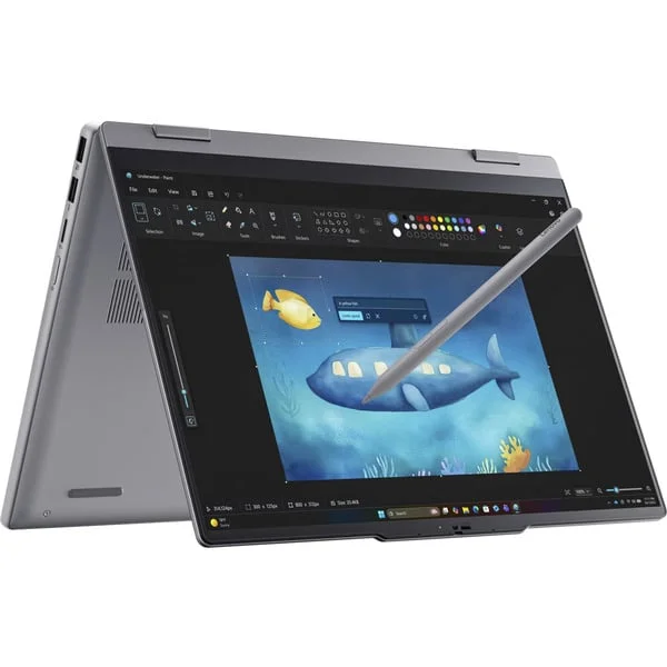 Lenovo ThinkBook 14 2-in-1 G6 (22AR0009GE), Notebook (grau, Intel® Core™ Ultra 7 355, Intel® Graphics, 32 GB DDR5, 512 GB (512 GB SSD), Windows 11 Pro)