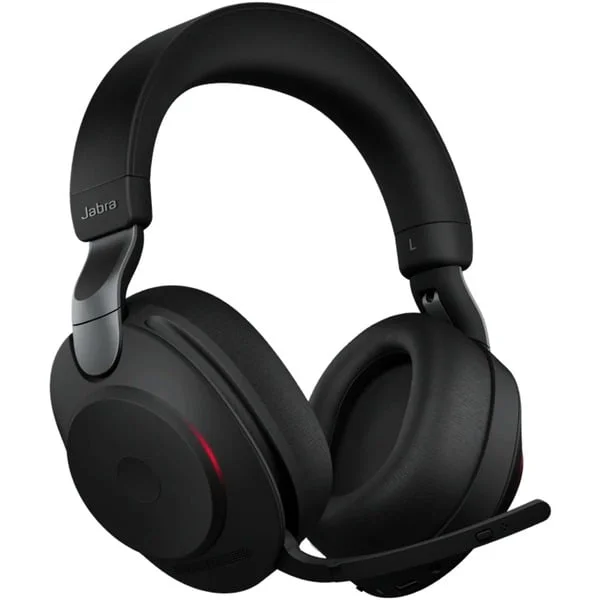 Jabra Evolve2 85, Headset (schwarz, Stereo, Microsoft Teams, USB-A, DeskStand)