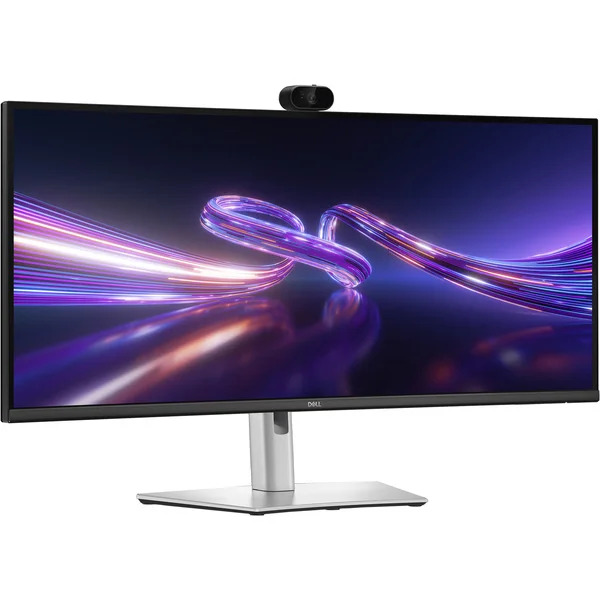 Dell Pro P3426WEV USB-C Webcam Monitor, LED-Monitor (86.6 cm (34.1 Zoll), schwarz/silber, WQHD, IPS, Curved, 4 MP-Webcam, USB-Hub, 100Hz Panel)