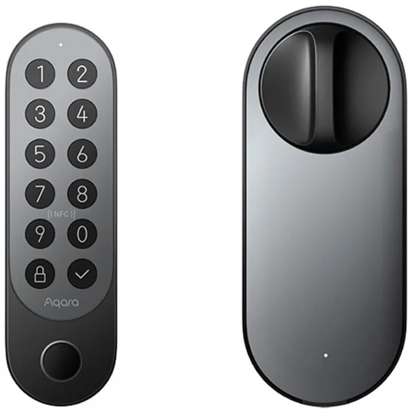 Aqara Smart Lock U200, elektronisches Türschloss (schwarz, Thread, Bluetooth 5.1, NFC)