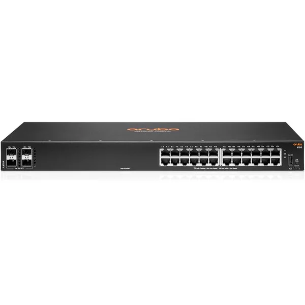 Hewlett Packard Enterprise Aruba Networking CX 6100 24G 4SFP+ Switch