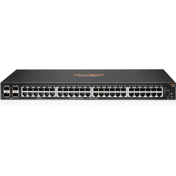 Hewlett Packard Enterprise Aruba Networking CX 6100 48G 4SFP+ Switch (PoE+ 4SFP+)