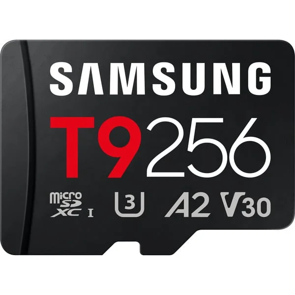 Samsung T9 microSDXC 256 GB, Speicherkarte (schwarz)