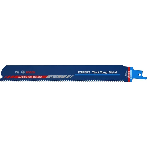 Bosch Professional EXPERT Säbelsägeblatt ‘Thick Tough Metal’ S 1155 CHC, 10 Stück (Länge 225mm)