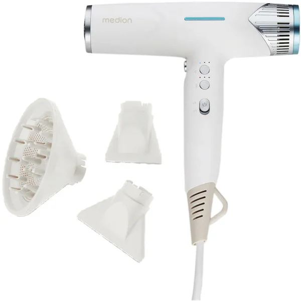 Medion LIFE HD2 Haartrockner MD19984 (weiß/türkis, 1.500 Watt)