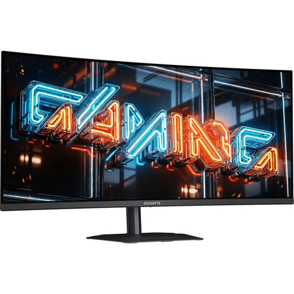 GIGABYTE MO34WQC36 QD-OLED, Gaming-Monitor (86.8 cm (34 Zoll), schwarz, WQHD, Curved, HDMI, DP, USB-C, USB-Hub, 360Hz Panel)