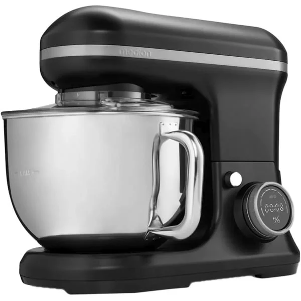 Medion LIFE Digitale Küchenmaschine MD18420 (schwarz, 1.200 Watt, 5 Liter Schüssel, inkl. Eisschüssel)