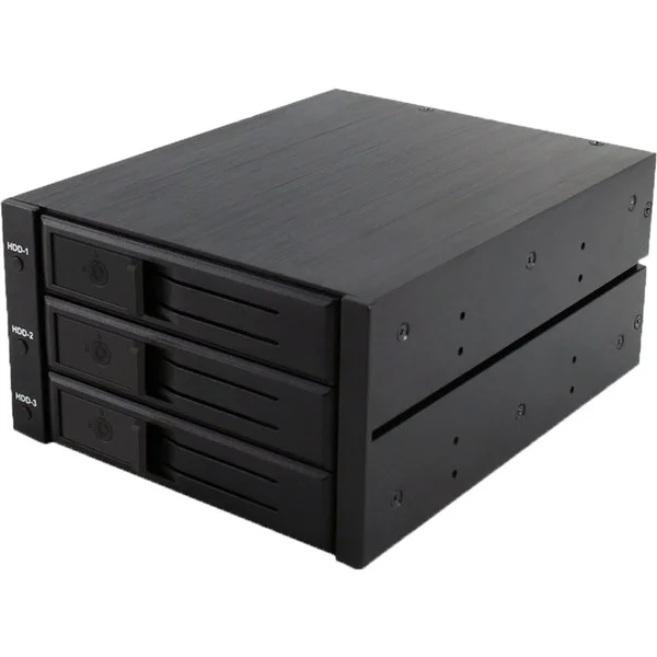 ICY BOX IB-563SSK, Einbaurahmen (schwarz)