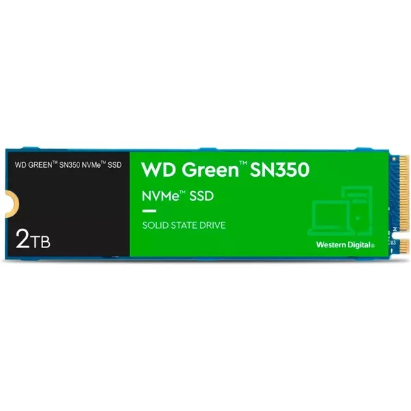 WD Green SN350 2 TB, SSD (PCIe 3.0 x4, NVMe, M.2 2280)