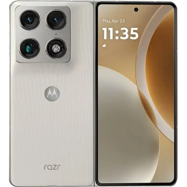 Motorola razr fold 512GB, Handy (Lily White, Android, 16 GB)