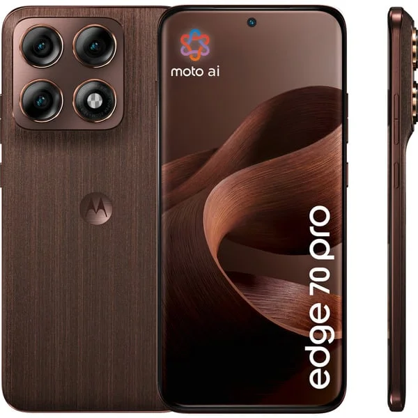 Motorola edge 70 Pro 256GB, Handy (Chicory Coffee, Android, 8 GB)