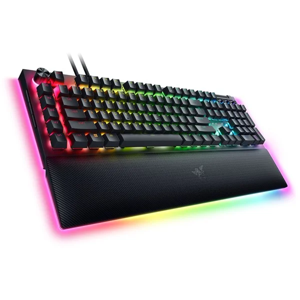 Razer BlackWidow V4 Pro, Gaming-Tastatur (schwarz, DE-Layout, Razer Yellow)