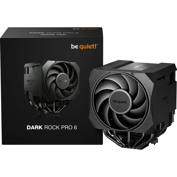 be quiet! Dark Rock Pro 6, CPU-Kühler (schwarz, 120 mm)