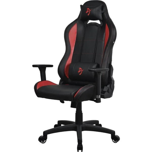 Arozzi Torretta SoftPU, Gaming-Stuhl (schwarz/rot, Black - Red)