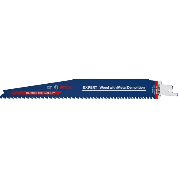 Bosch Professional EXPERT Säbelsägeblatt ‘Wood with Metal Demolition’ S 1167 XHM, 3 Stück (Länge 225mm)