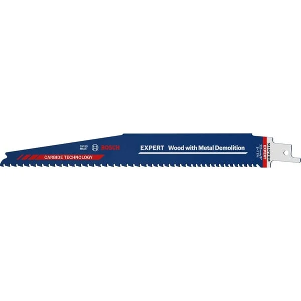 Bosch Professional EXPERT Säbelsägeblatt ‘Wood with Metal Demolition’ S 1167 XHM, 10 Stück (Länge 225mm)