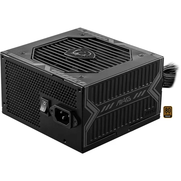 MSI MAG A650BN PCIE5 III, PC-Netzteil (schwarz, 1x 12-Pin High Power, 3x PCIe, 650 Watt)