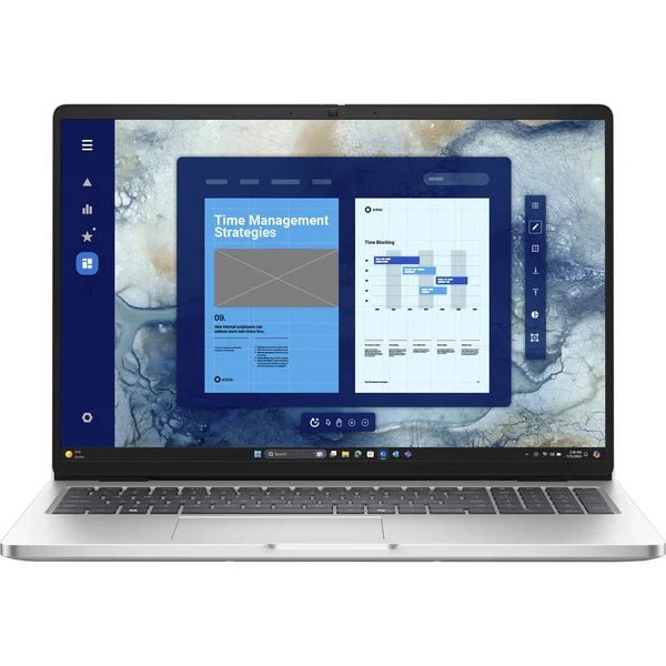 Dell Pro 16 (4PD6Y), Notebook (platin, Intel® Core™ Ultra 7 255U, Intel® Graphics, 16 GB DDR5, 512 GB (512 GB SSD), Windows 11 Pro)
